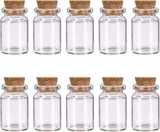 Pcs small glass bottles - 10,