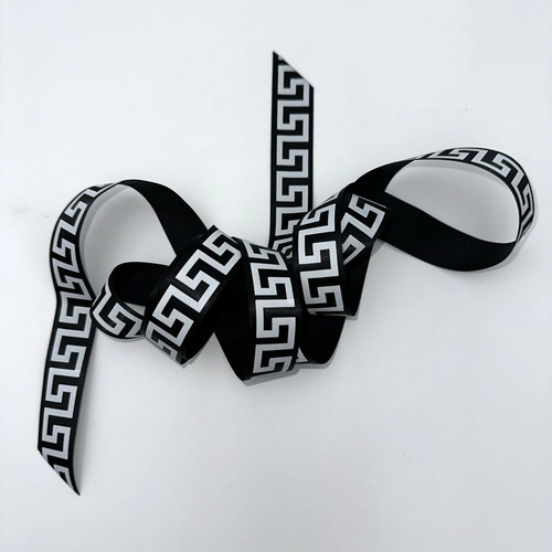 Versace black ribbon white - black,