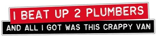 Beat plumbers sticker - beat, 2