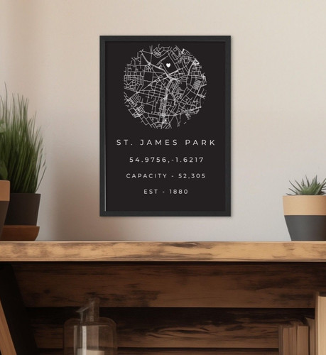 Newcastle print st james - print,