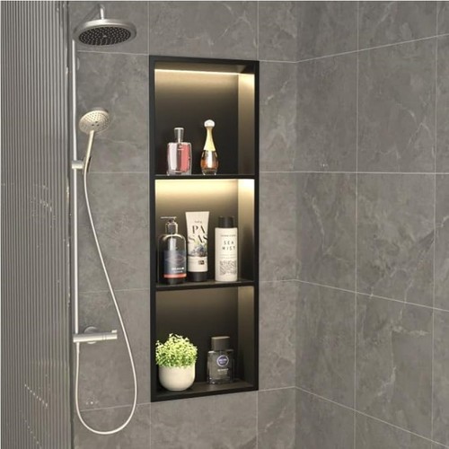 Tier stainless steel - steel, shower