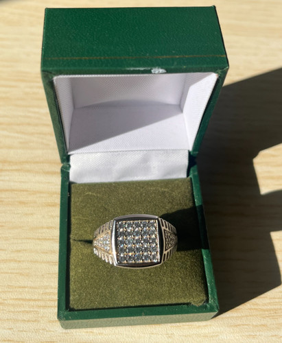 Silver square top - square, cubic