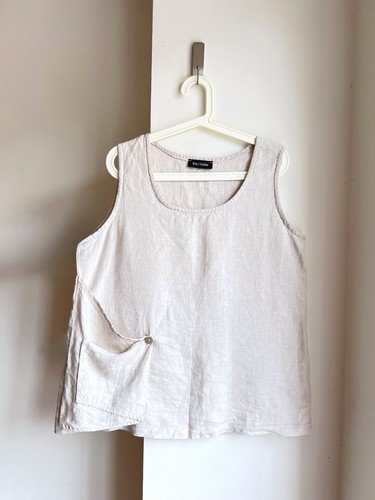 Vintage 100 linen cream - linen,