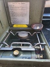 British Army No2 MK2 Modified Petrol Stove Field Cooker Vintage Original Army