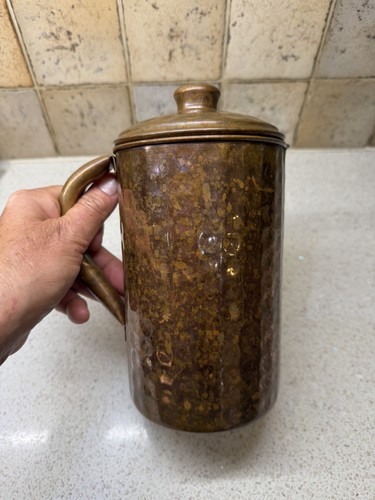 Lovely antique hammered copper - hammered,