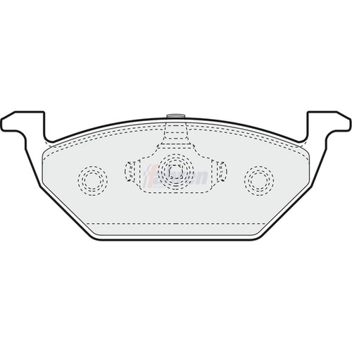 Brake pads set for polo - brake,