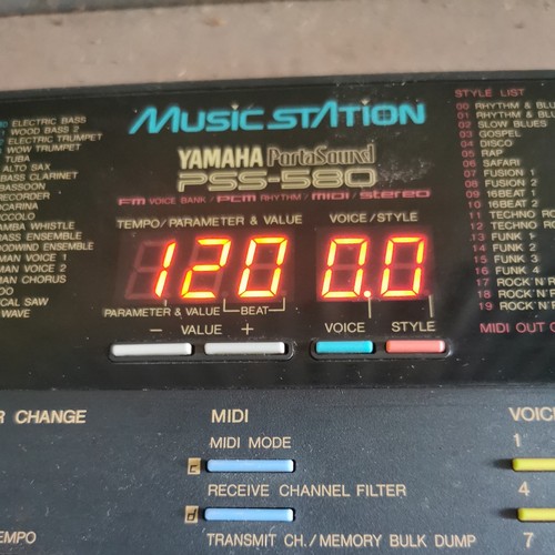 Yamaha portasound pss - portasound, pss‑580