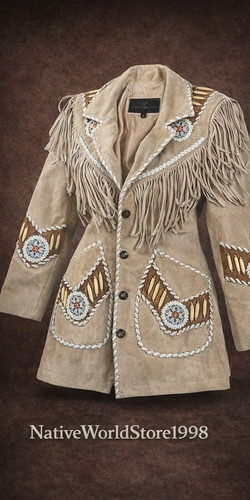 Women western suede fringe - suede,