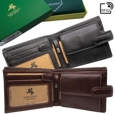 Leather Wallet Black Brown