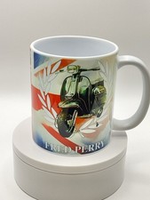 Lambretta Scooter Mug, Mods, Vespa, Lambretta, Fred Perry