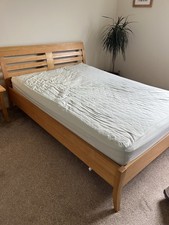 Double Light Oak Bed Frame From John Lewis