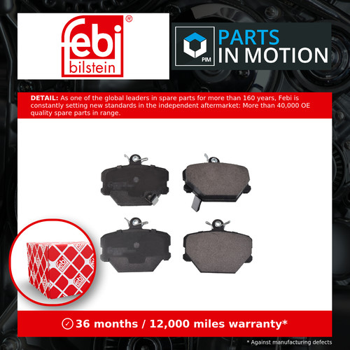 Brake pads set fits smart - fits,