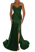 Strapless Prom Dress Lace