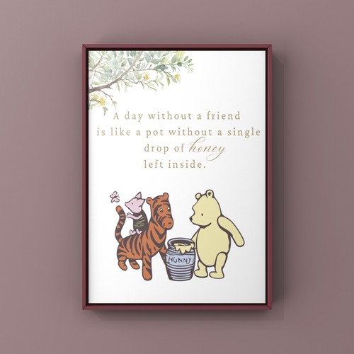 Winnie the pooh art - the,