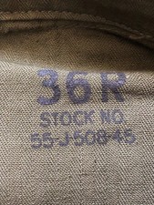 WW2 US Army M43 HBT Jacket