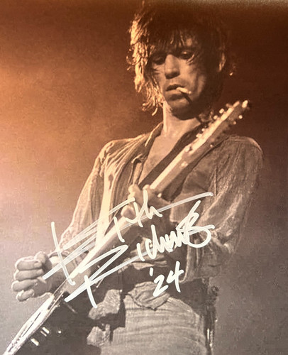 Keith richards signed rolling - keith,