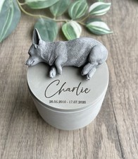 Personalised Corgi Dog Urn /