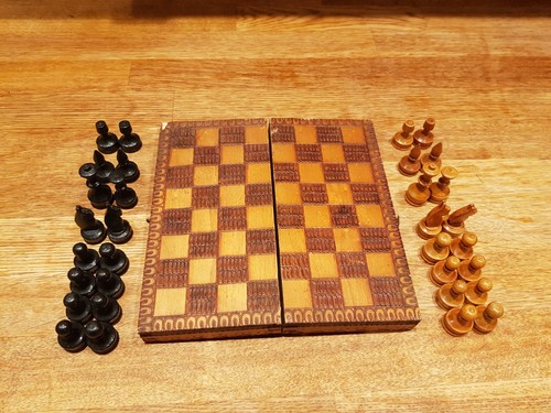 Vintage small miniature wooden - vintage,