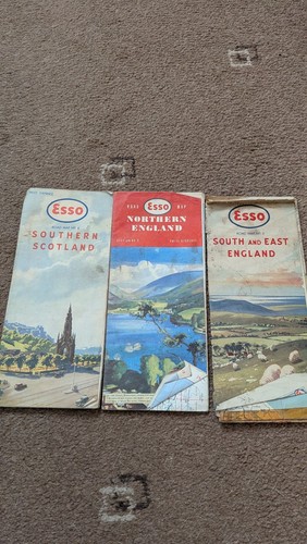 Vintage esso road - vintage, x