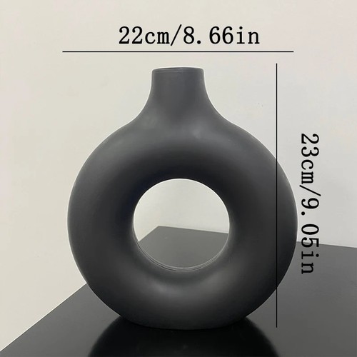 Modern donut vase minimalist - |,