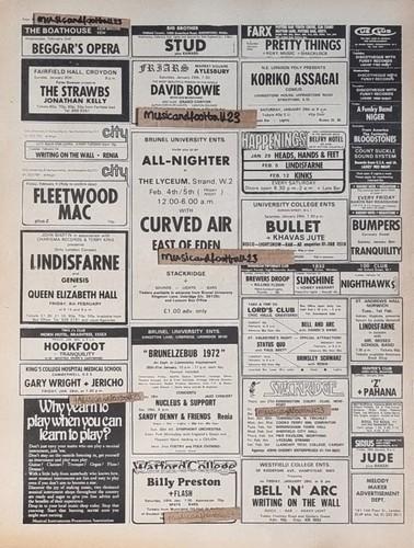 David bowie ziggy tour 1st - bowie,