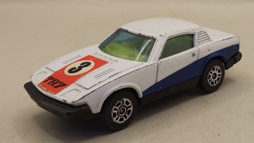 Corgi white triumph 7 - triumph,