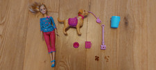 Barbie Pooping Potty Training Taffy Dog & Doll Playset