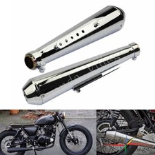 2x Exhaust Muffler Reverse