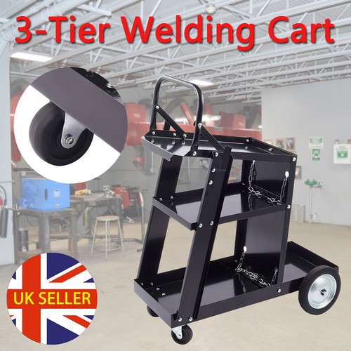 Tier tig welding cart - 3-tier,