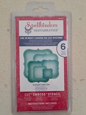 Spellbinders NESTABILITIES Scalloped Labels One 6 Dies Cut Emboss S4-375 BNIP