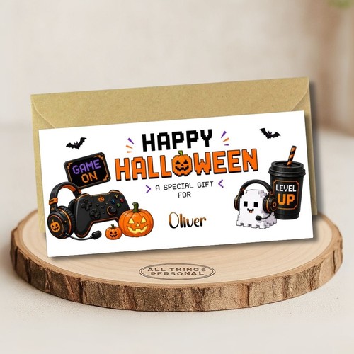 Personalised halloween money - halloween,
