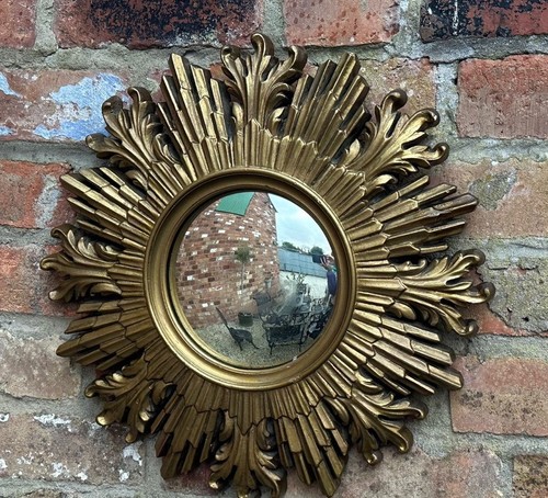 Circa 1950 gold sunburst - gold,