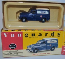 CORGI VANGUARDS 1:43 - MORRIS MINOR 1000 VAN - CAFFYNS / BMC SERVICE #11007