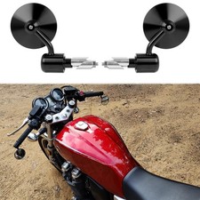 3" Round 7/8" Bar End Mirrors