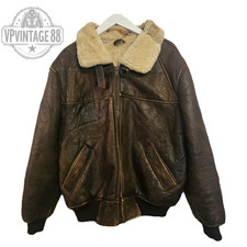 Vintage B3 B-3 Brown Shearling