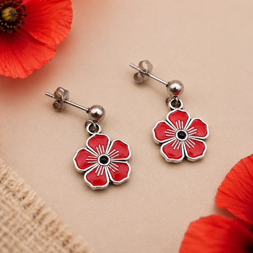 Poppy earrings - earrings, –