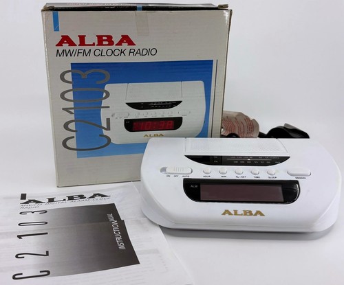 Alba c2103 digital clock radio - alba,