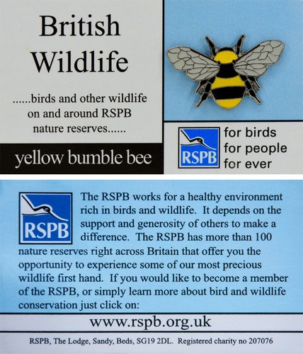 Rspb pin badge fbfpfe british - rspb,
