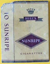 HILL’S SUNRIPE 10 CIGARETTES