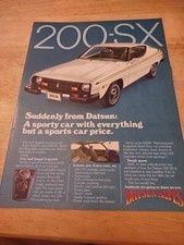 1977  200-SX Datsun The Sporty
