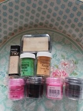 mix of pots  Embossing powder