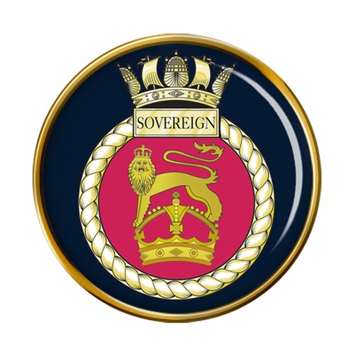 Hms sovereign royal navy pin - sovereign,,
