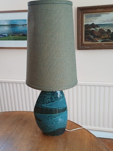Vintage ceramic table lamp - ,