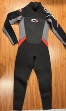 Osprey Origin Mens 3/2mm Full Length Wetsuit Size XS Red Black Grey