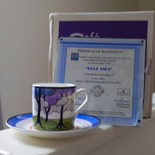 Wedgwood café chic blue - blue, firs
