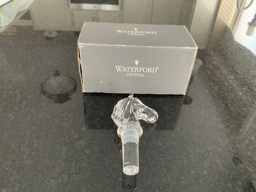 Waterford crystal horse head - crystal,