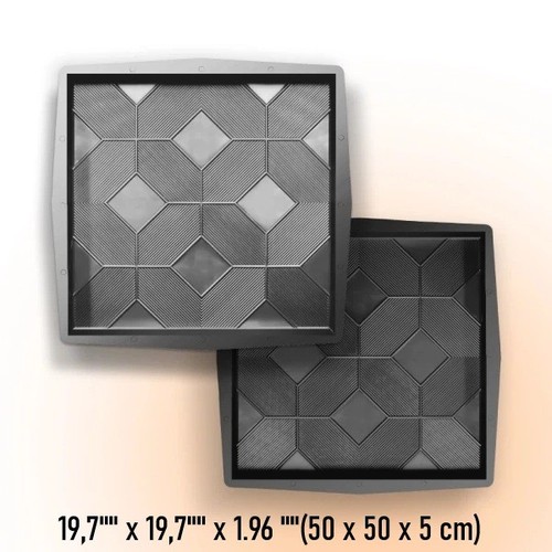 Plastic molds for - , concrete