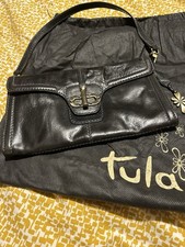 Tula Small Black Leather