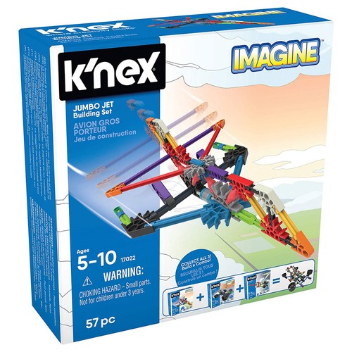 Nex jumbo jet - k'nex, building