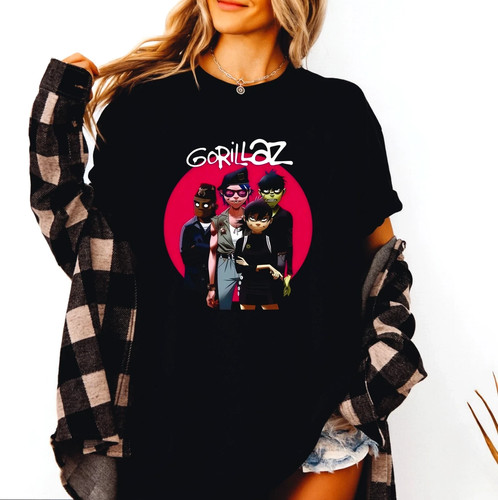 Gorillaz band shirt retro - band, t-shirt,